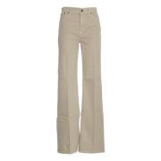 Wide Leg Jeans Colonial Aw24 Dondup , Brown , Dames