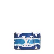 Pre-owned Canvas louis-vuitton-bags Louis Vuitton Vintage , Blue , Dam...