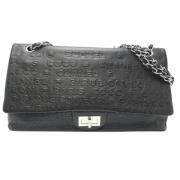 Pre-owned Leather chanel-bags Chanel Vintage , Black , Dames