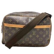 Pre-owned Canvas shoulder-bags Louis Vuitton Vintage , Brown , Dames