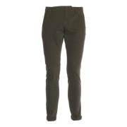 Slim Grijze Broek Verhoogt Stijl Dondup , Gray , Heren