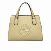 Pre-owned Leather gucci-bags Gucci Vintage , White , Dames