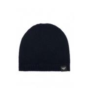 Beanies Emporio Armani , Blue , Heren