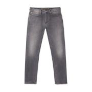 Razor Jeans voor Mannen Denham The Jeanmaker , Gray , Heren