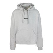 Grijze Hoodie Regular Fit Bonsai , Gray , Heren