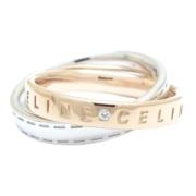 Pre-owned Rose Gold rings Celine Vintage , Yellow , Dames