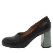 Pre-owned Leather heels Marni Pre-owned , Black , Dames