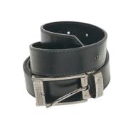 Pre-owned Leather belts Burberry Vintage , Black , Dames