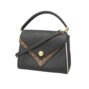 Pre-owned Leather louis-vuitton-bags Louis Vuitton Vintage , Black , D...