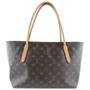 Pre-owned Canvas louis-vuitton-bags Louis Vuitton Vintage , Brown , Da...