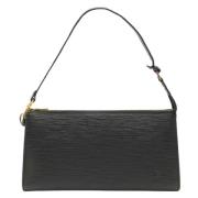 Pre-owned Leather louis-vuitton-bags Louis Vuitton Vintage , Black , D...