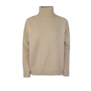 Zuivere Wol Sweaters Max Mara , Beige , Dames