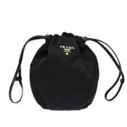 Pre-owned Fabric clutches Prada Vintage , Black , Dames