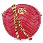 Pre-owned Leather gucci-bags Gucci Vintage , Red , Dames