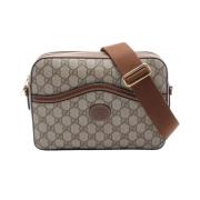 Pre-owned Leather gucci-bags Gucci Vintage , Gray , Dames