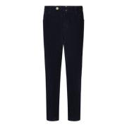 Blauwe Slim Fit Broek Incotex , Blue , Heren