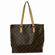 Pre-owned Canvas handbags Louis Vuitton Vintage , Brown , Dames