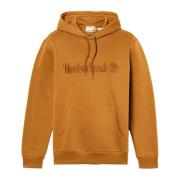 Hoodie met Logo Timberland , Brown , Heren