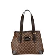 Pre-owned Canvas louis-vuitton-bags Louis Vuitton Vintage , Brown , Da...