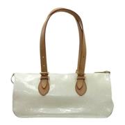 Pre-owned Leather louis-vuitton-bags Louis Vuitton Vintage , White , D...