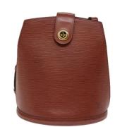 Pre-owned Leather louis-vuitton-bags Louis Vuitton Vintage , Brown , D...