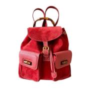 Pre-owned Leather gucci-bags Gucci Vintage , Red , Dames