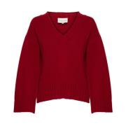 Huxi Pullover Essentiële Garderobe My Essential Wardrobe , Red , Dames