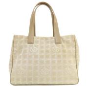 Pre-owned Canvas chanel-bags Chanel Vintage , Beige , Dames