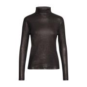 Kalira Lange Mouw Top My Essential Wardrobe , Black , Dames