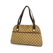 Pre-owned Canvas gucci-bags Gucci Vintage , Brown , Dames