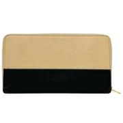 Pre-owned Leather wallets Celine Vintage , Beige , Dames