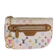 Pre-owned Canvas louis-vuitton-bags Louis Vuitton Vintage , White , Da...