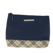 Pre-owned Fabric clutches Burberry Vintage , Blue , Dames