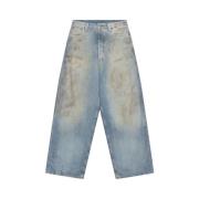 Mid Blue Loose-fit Jeans Acne Studios , Blue , Heren