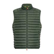 Gewatteerd vest Adam Save The Duck , Green , Heren