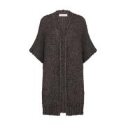 Bess Cardigan Vest Nukus , Brown , Dames