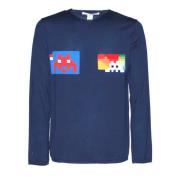 Long Sleeve Tops Comme des Garçons , Blue , Heren