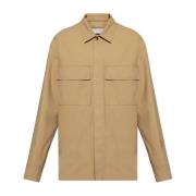 Overhemd met zakken Jil Sander , Beige , Heren