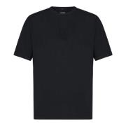 Zwarte T-shirts en Polos met Tone-on-tone Logo C.p. Company , Black , ...