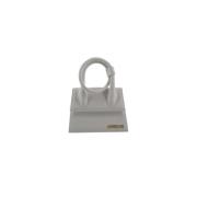 Pre-owned Leather handbags Jacquemus Pre-owned , Gray , Dames