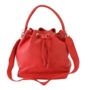 Pre-owned Leather louis-vuitton-bags Louis Vuitton Vintage , Red , Dam...