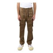 Wollen Wijde Pijp Broek Nine In The Morning , Brown , Heren