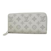 Pre-owned Leather wallets Louis Vuitton Vintage , Gray , Dames