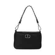 Stijlvolle Designer Handtas voor Vrouwen Twinset , Black , Dames