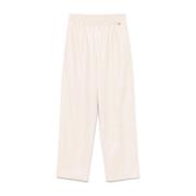 Imitatieleren Coated Broek Liu Jo , White , Dames