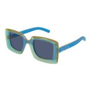 Blauw Blauw Zonnebril Gg1718S Model Gucci , Blue , Dames