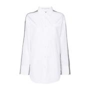 Gestructureerde Trui met Gelaagd Effect Stella McCartney , White , Dam...