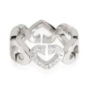 Pre-owned White Gold rings Cartier Vintage , Gray , Dames