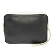 Pre-owned Leather celine-bags Celine Vintage , Black , Dames