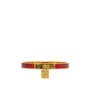 Pre-owned Metal bracelets Hermès Vintage , Yellow , Dames